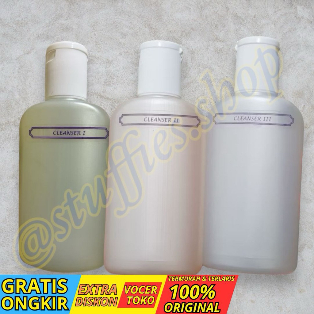 Cleanser I / Cleanser II / Cleanser III sabun cuci muka jerawat Dr. Kun Jayanata SpKK untuk kulit no
