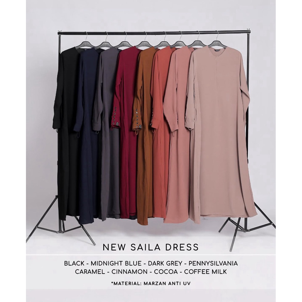 PRELOVED saila aljenna Black dan Mellow Peach