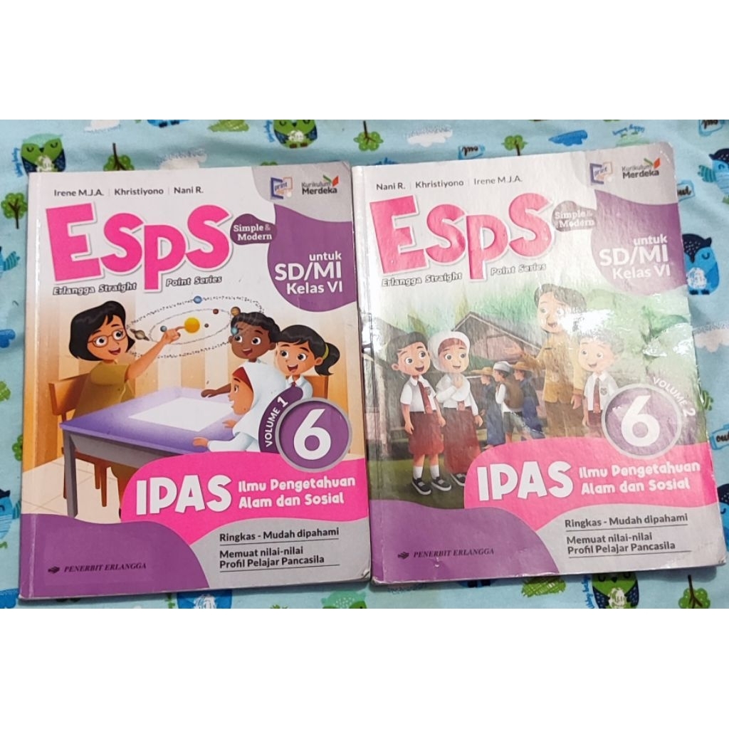 ESPS IPAS vol.1&2 kelas 6,ESPS B.Indo kelas 6