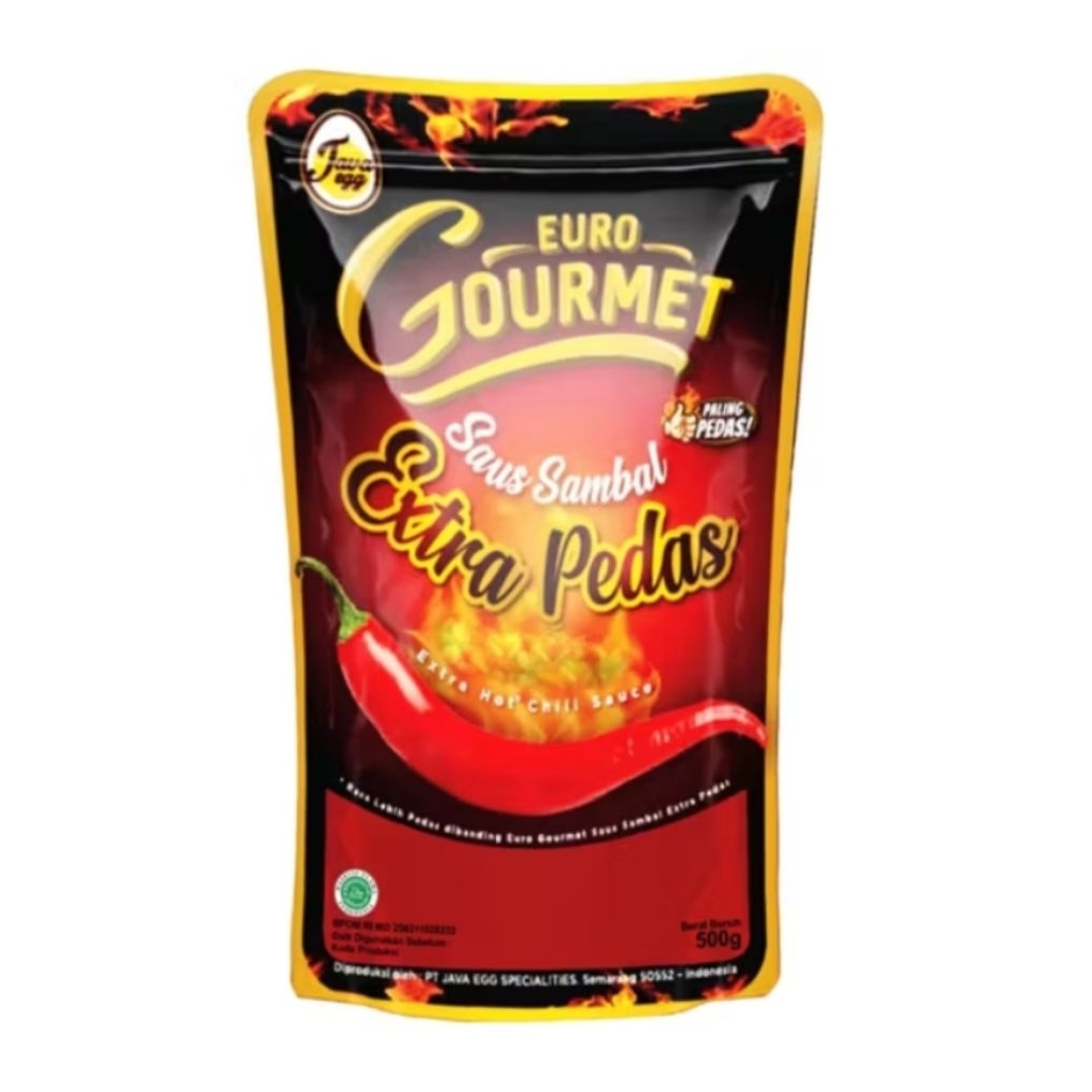 

Euro Gourmet Extra Pedas 1 Kg - Saus Sambal Pedas