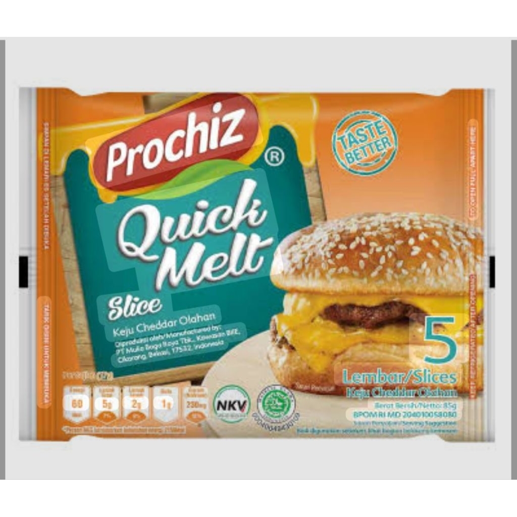 

Prochiz Quick Melt 85 gr - 5 Slice