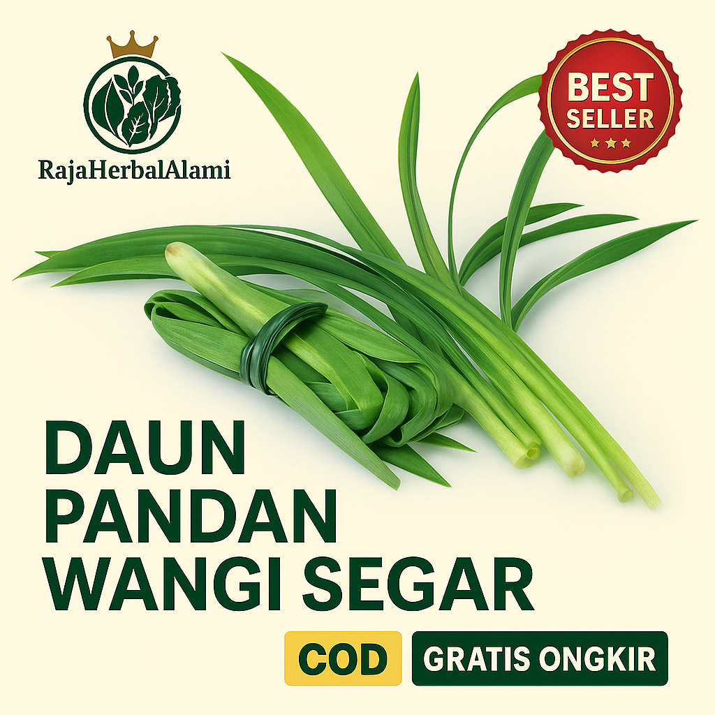 

DAUN PANDAN WANGI SEGAR PER 1 LEMBAR MURAH COD