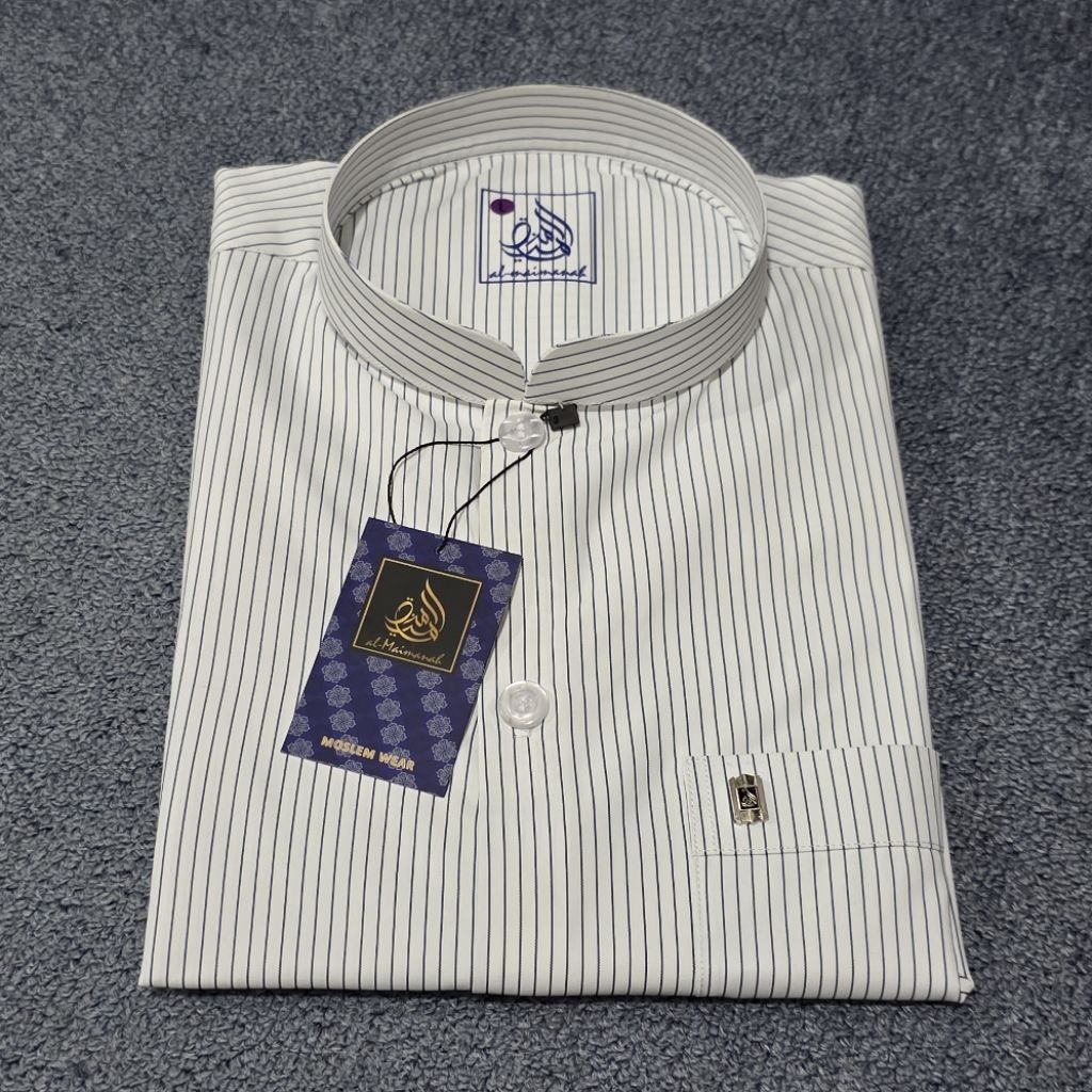 PREMIUM FASHION MUSLIM BUSANA MUSLIM KOKO PERIA DEWASA MOTIF SALUR KOKO LENGAN PANJANG FASHION