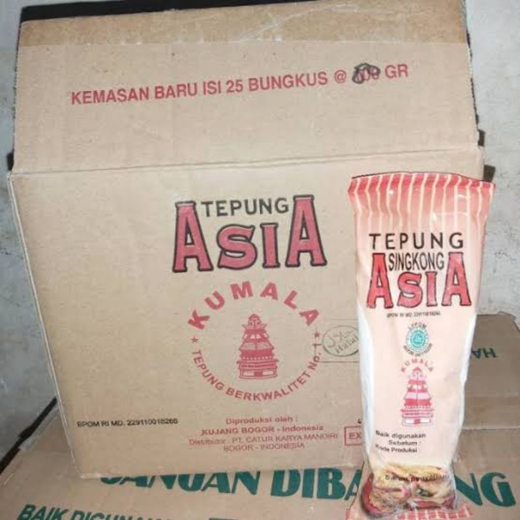 

Tepung Asia kumala 1 Dus isi 25 pcs x 80g