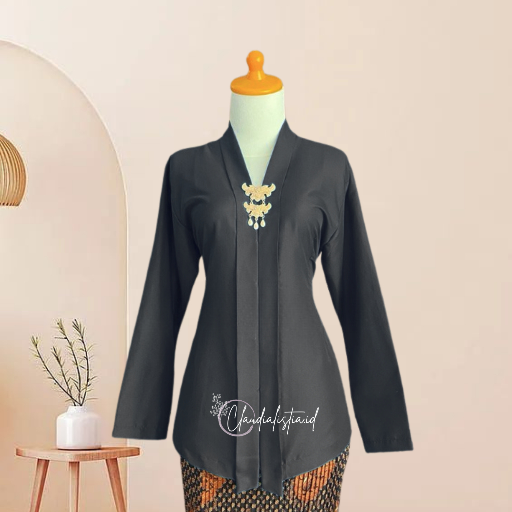 Kebaya Kartini Modern Lengan Panjang Kekinian Terbaru Katun Premium