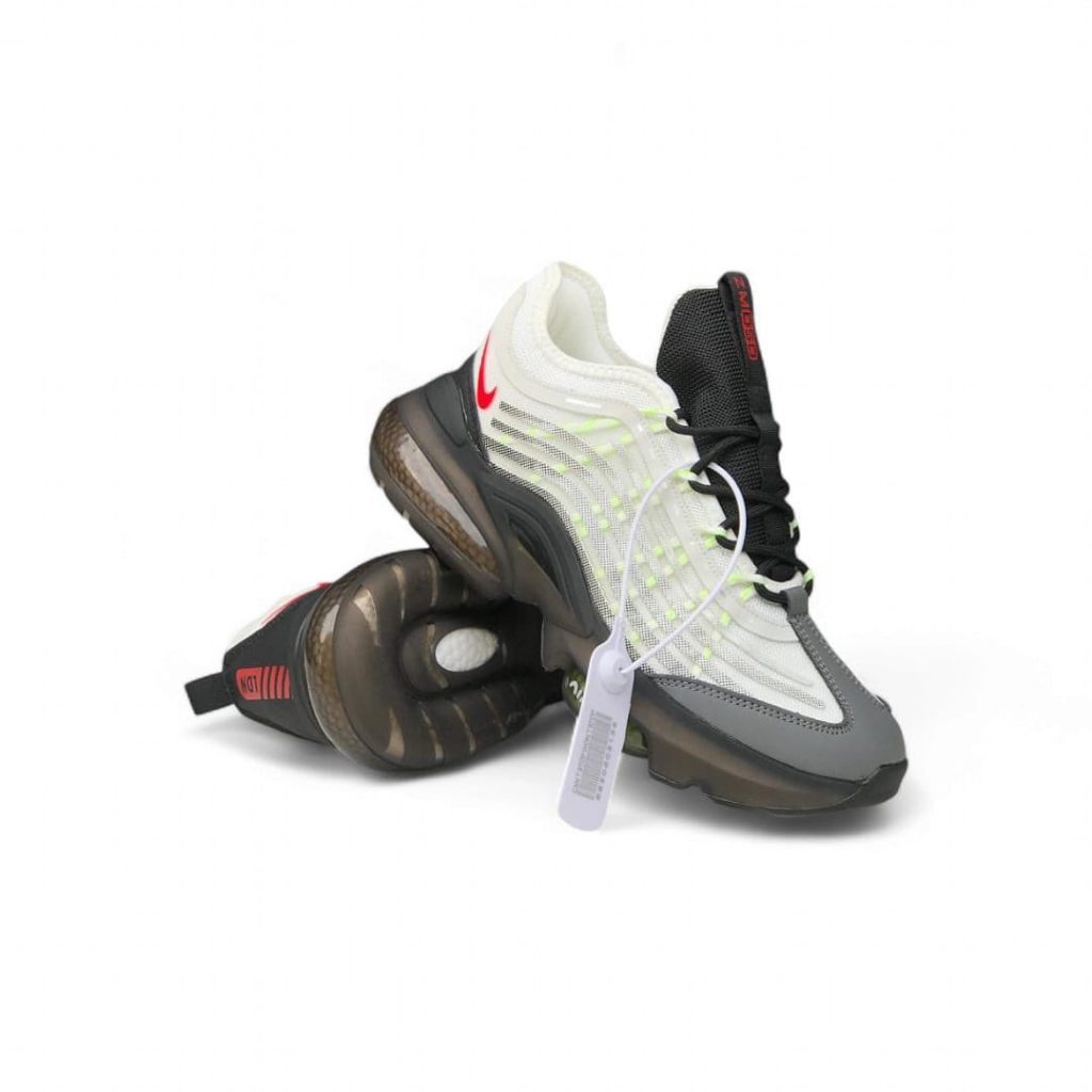 Sepatu Sneakers Pria Nike Air Max 950 – Silver Neon Volt Edition Premium Quality