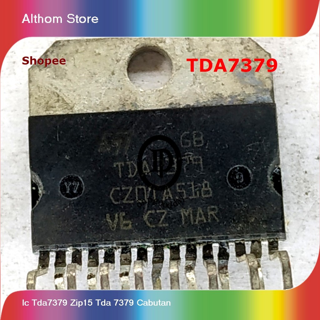 ic tda7379 zip15 tda 7379 cabutan