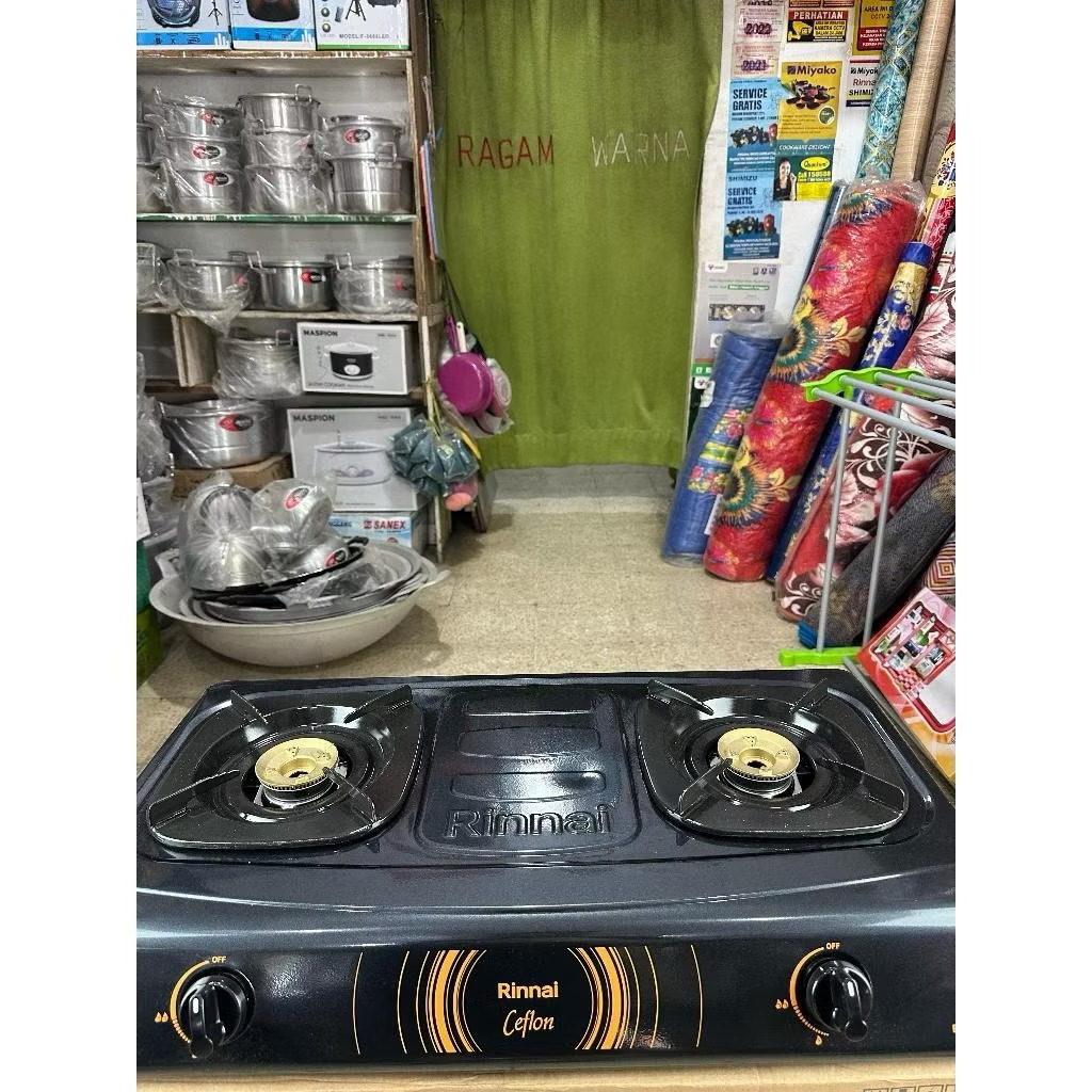 kompor rinnai Ri22C/Kompor rinnai/Kompor gas/Kompor gas dua tungku