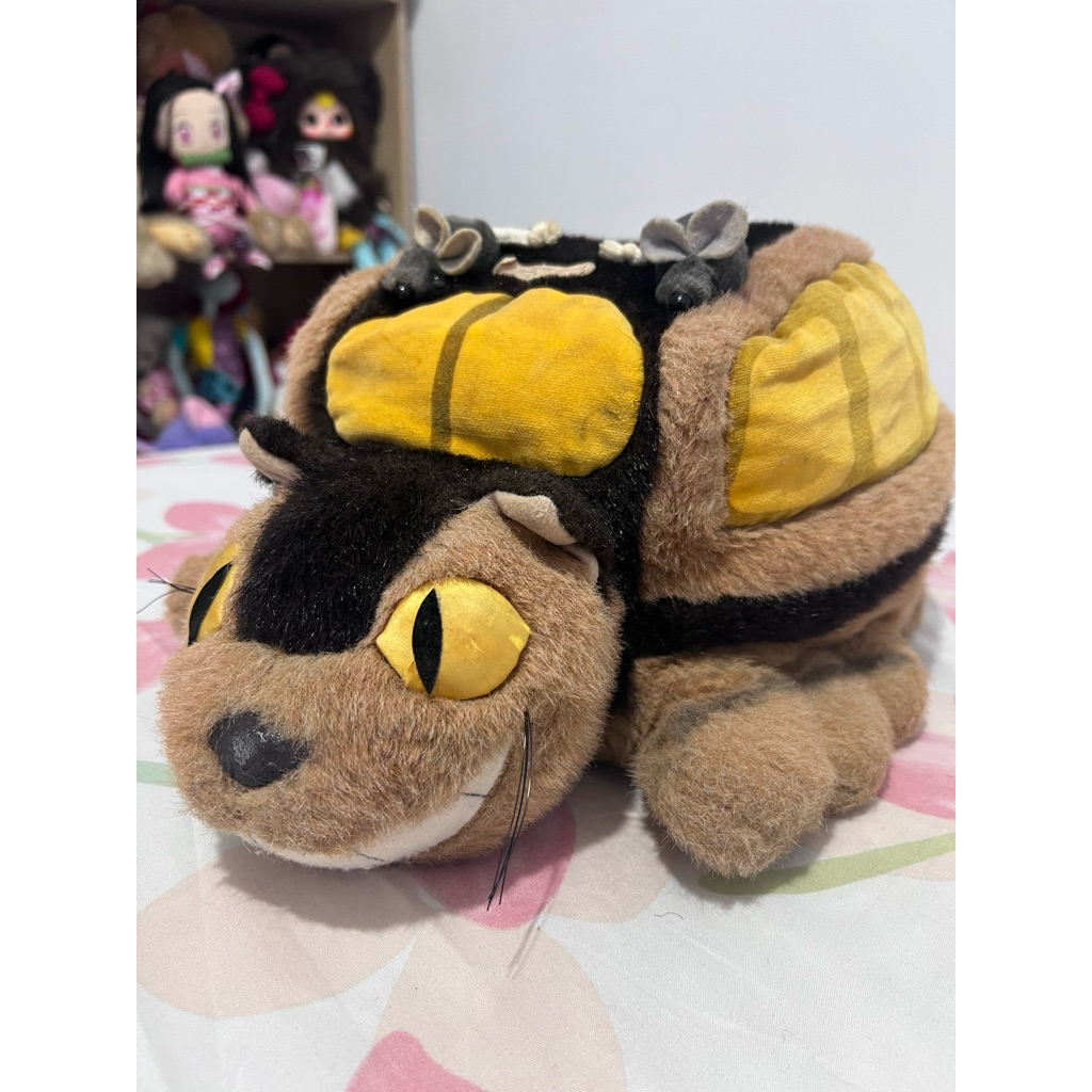 Boneka Tempat Tisu Catbus Jumbo Minus luntur bagian jendela Karakter film Totoro Studio Ghibli panja