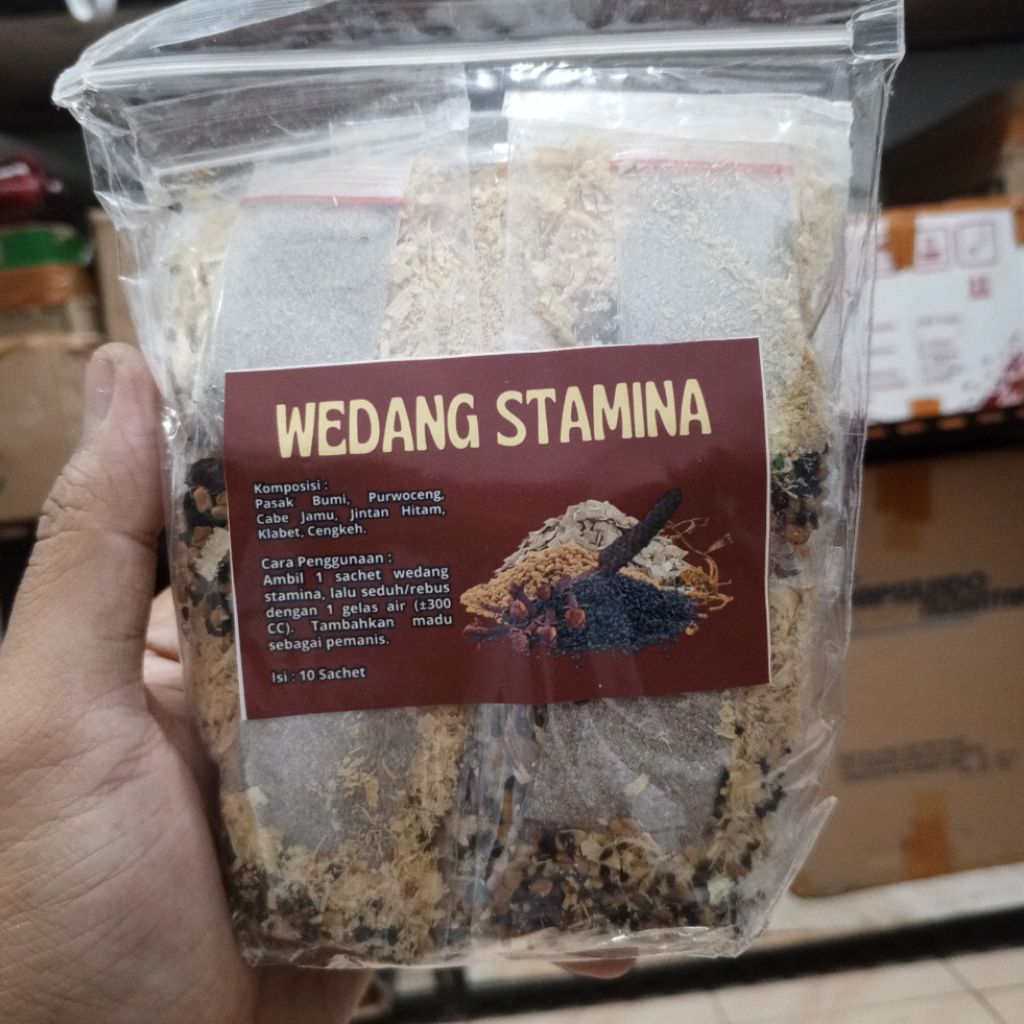 

wedang stamina eceran 1 bungkus kecil
