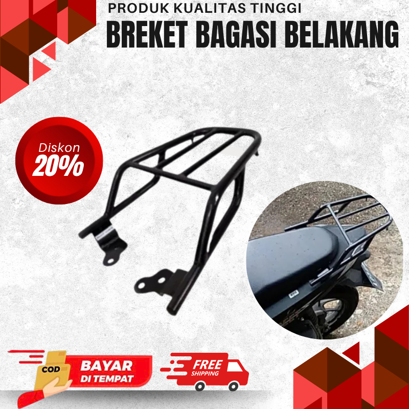 Breket Bagasi Belakang Motor scoopy beat karbu beat fi honda genio