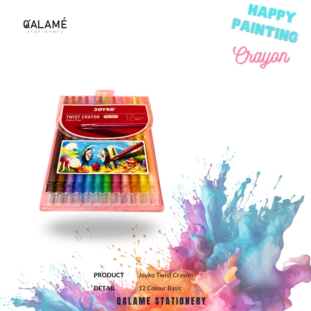 

Joyko Crayon putar,Twist Crayon