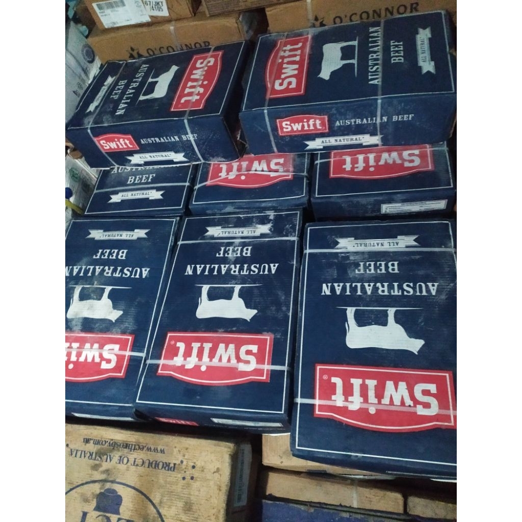 

Daging Import Australia Swift - Tongue Root Swift 195 27-28kg/1dus - Daging Sapi - Daging Import