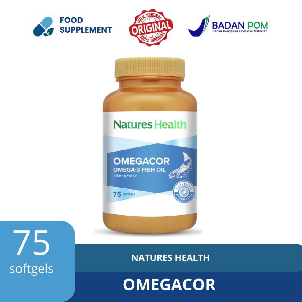 Natures Health Omegacor 75' softgels