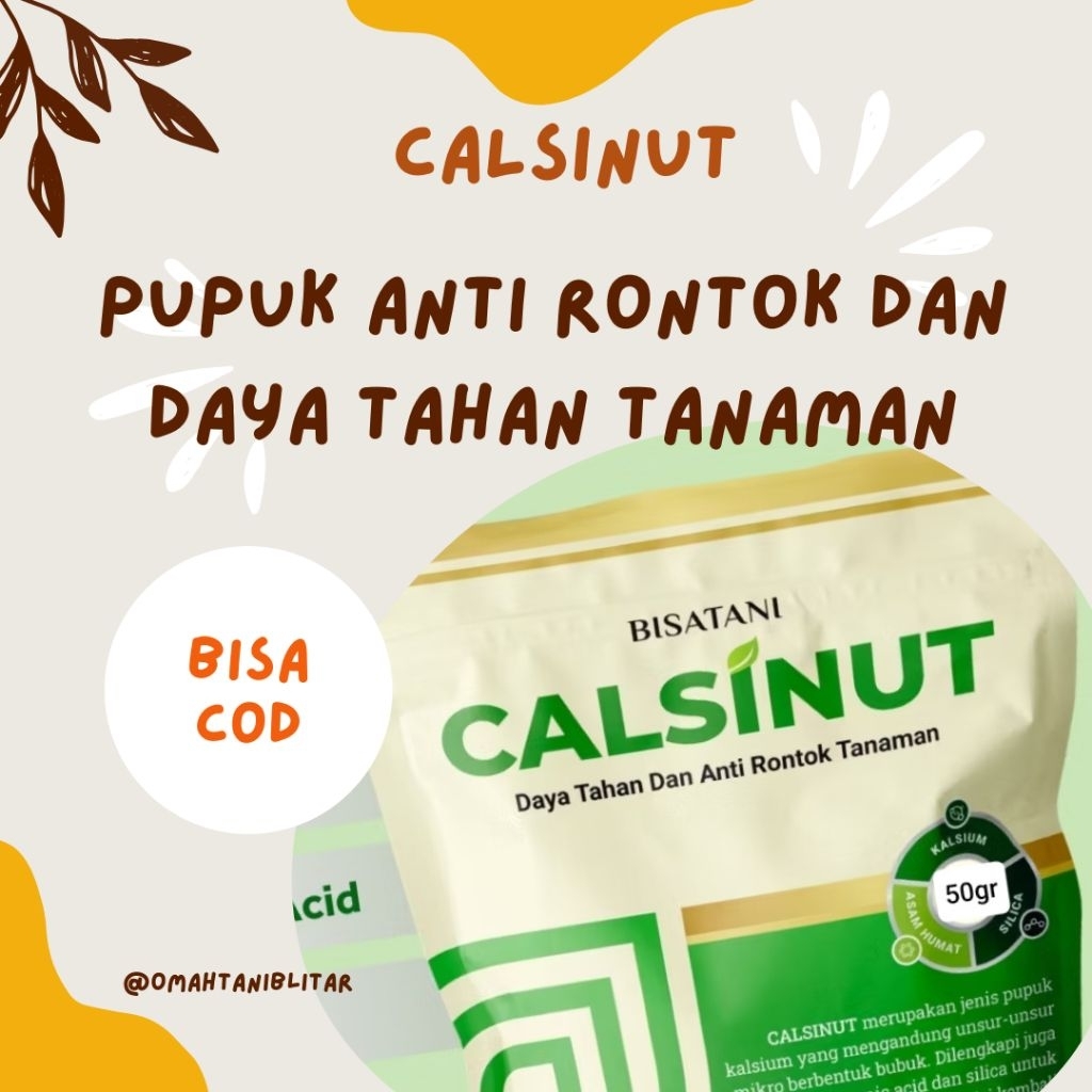 PUPUK ANTI RONTOK BUNGA DAN BUAH ( REPACK) PUPUK CALSINUT PUPUK KALSIUM ANTI RONTOK TANAMAN