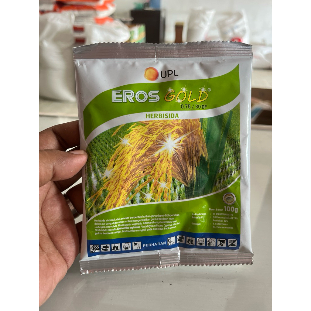 EROS GOLD herbisida pembeku biji gulma pada tanaman padi