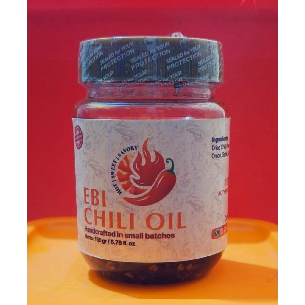

Ebi Chili Oil / bon cabe / Minyak Cabe Halal 150g