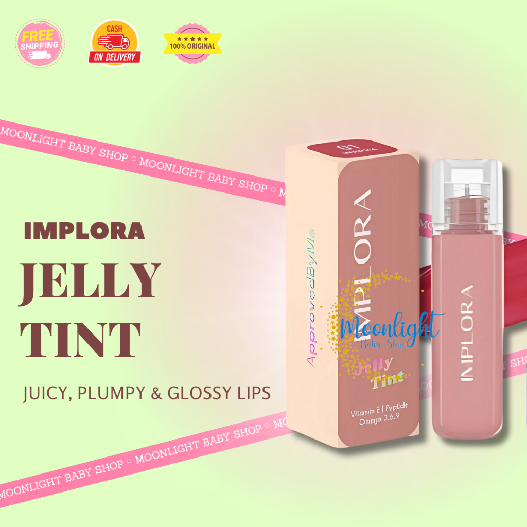 Implora Jelly Tint | Lip Tint Glossy - BPOM