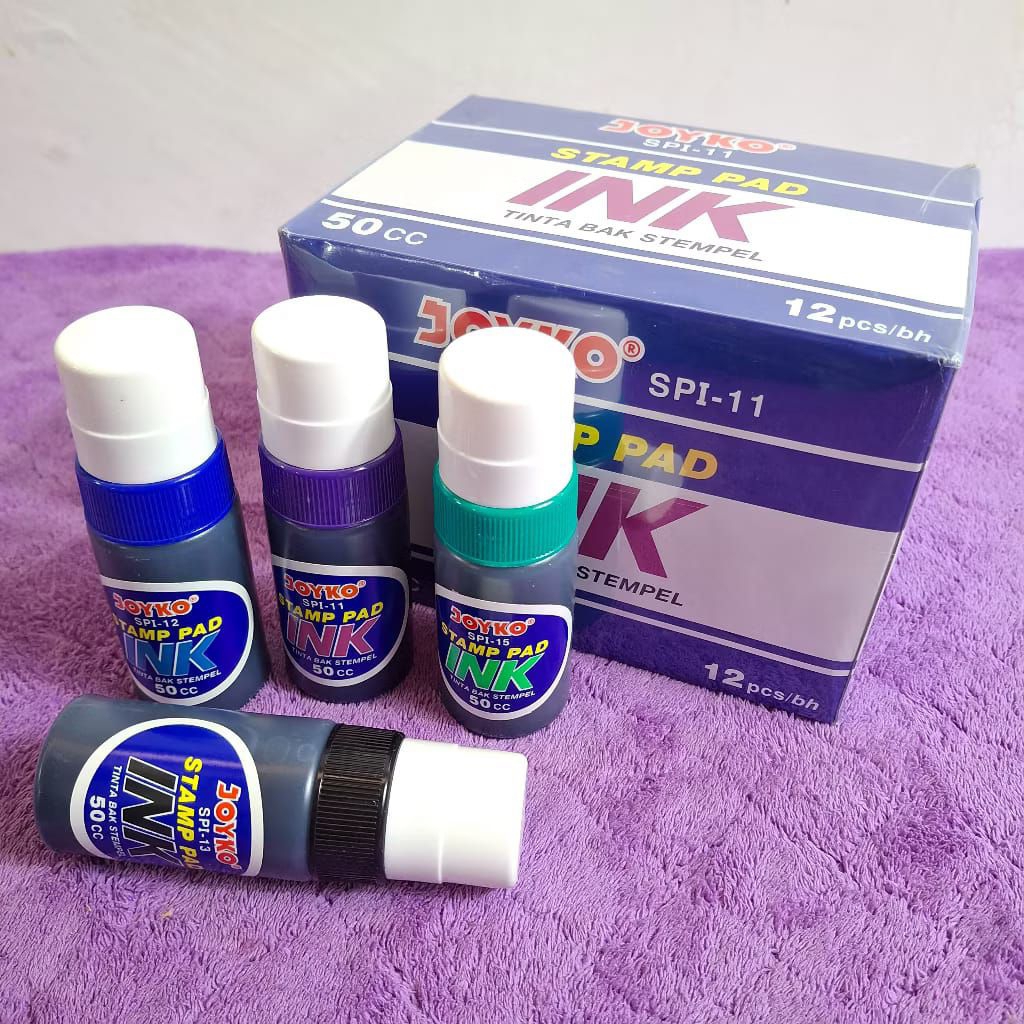 

Tinta Cap Joyko - Stamp Pad Ink Joyko - Isi Ulang Tinta Cap - Cap Tinta Stamp Pad Ink - Stamp pad Ink 50CC