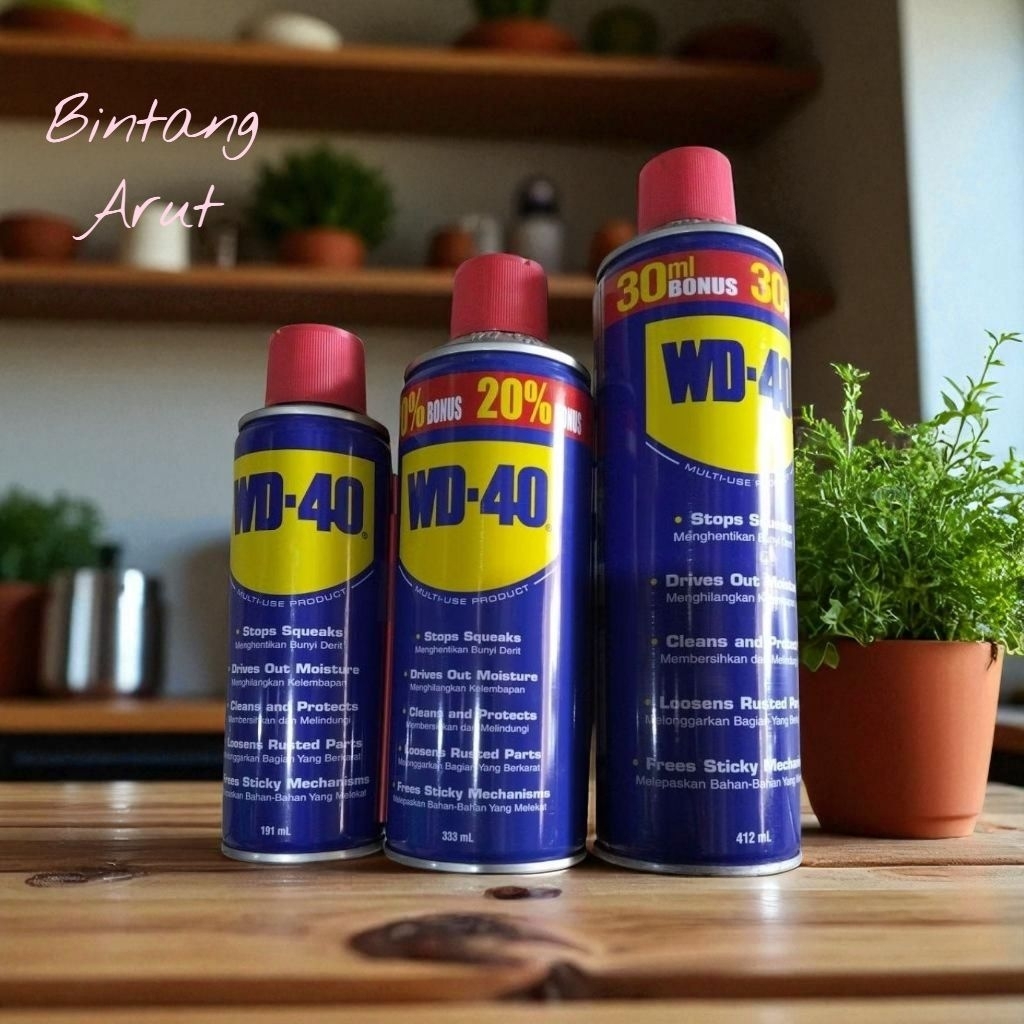WD 40/ WD 40 PELUMAS ANTI KARAT 191 / 333 / 412 ML