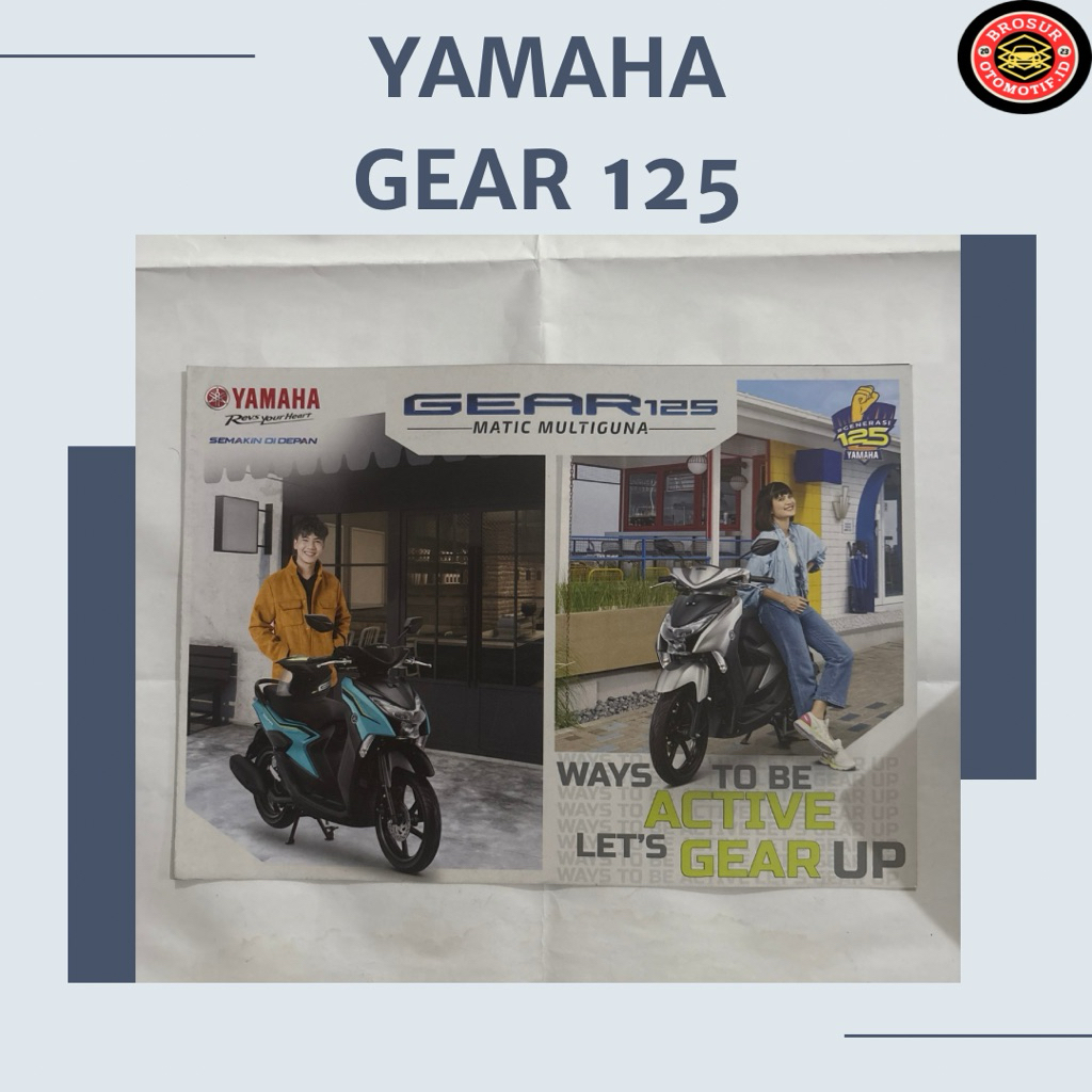 Brosur Yamaha Gear 125 ( leaflet )