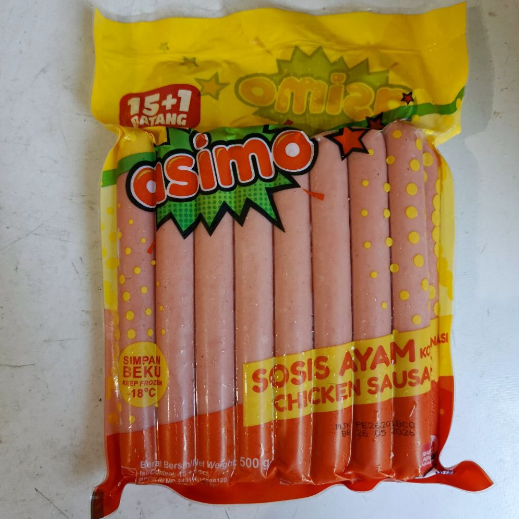 

Sosis Ayam Asimo 500gr