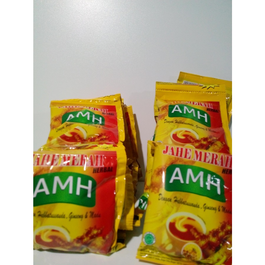 Jahe merah AMH  AMANAH 10 sachet