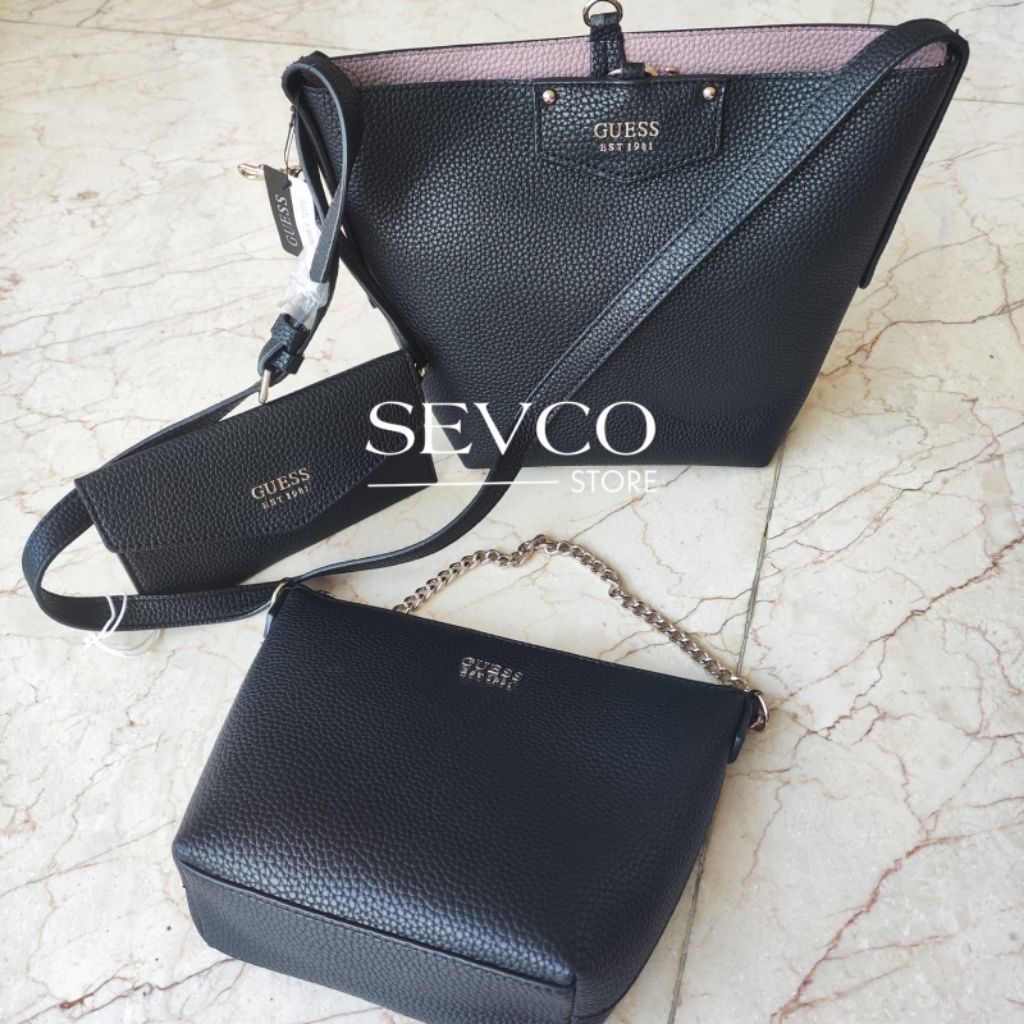 Tas GUESS AUTHENTIC Eco Brenton Bucket Bag