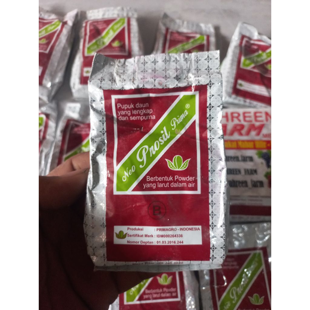 PUPUK NEO PROSIL B PRIMA ORIGINAL PUPUK BUAH KEMASAN PABRIK 100 GRAM