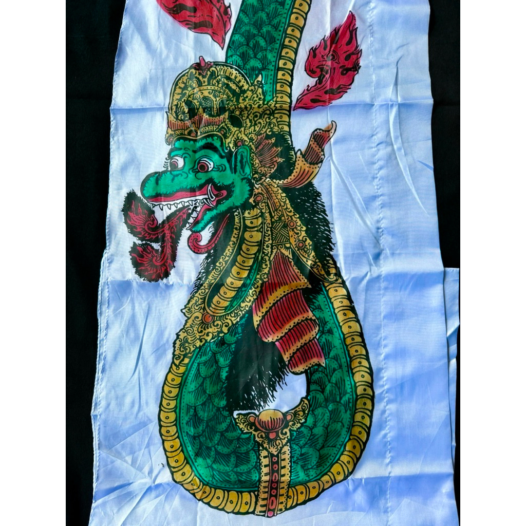 umbul-umbul sablon naga bali (7 meter)