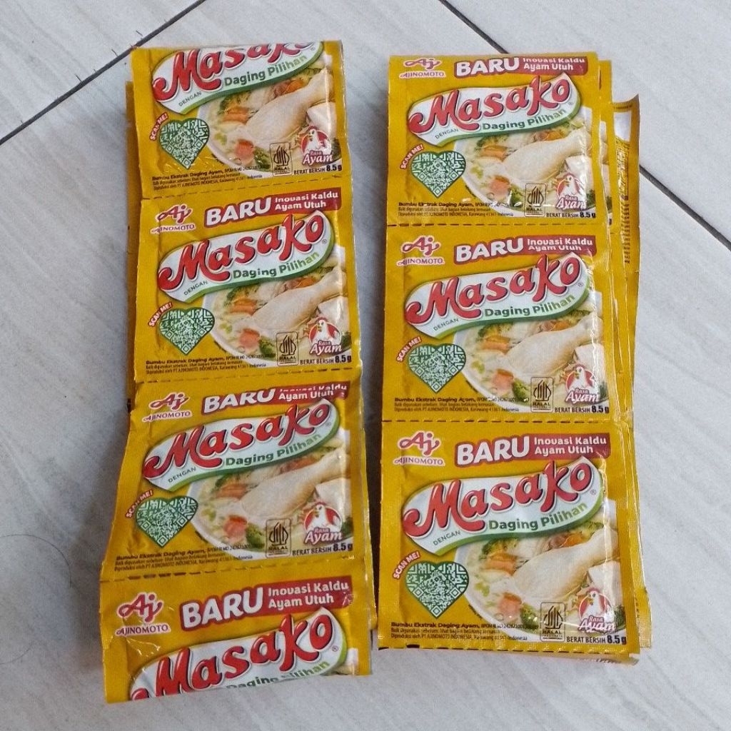 

Masako Ayam kemasan sachet/renceng @8,5gram