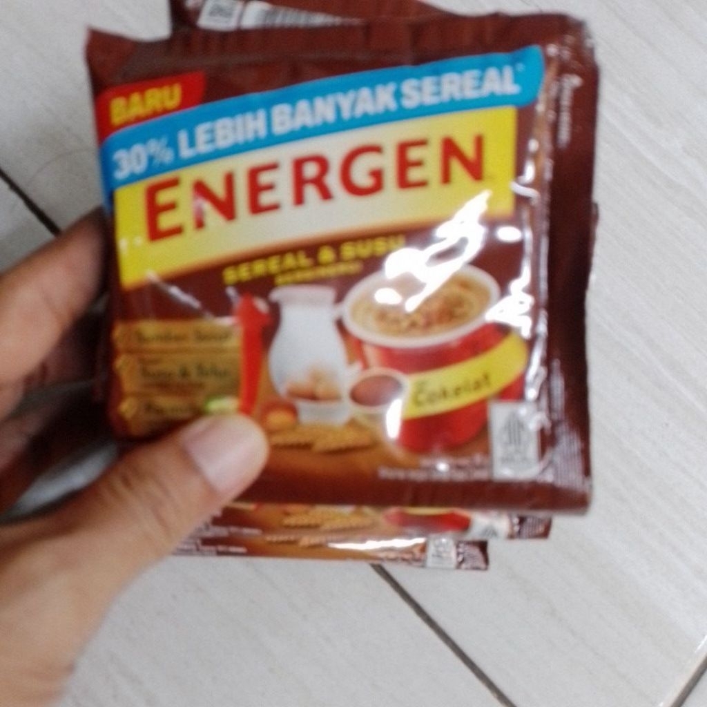 

Energen sereal rasa coklat isi 10 sachet