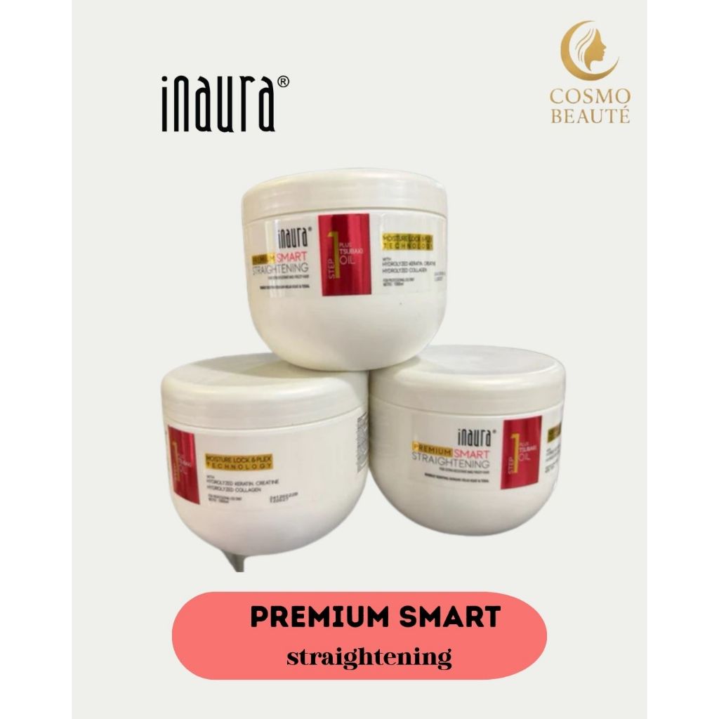 INAURA Smoothing Rambut Smart Premium 1000ml | Step 1 Pelurus Rambut smoothing