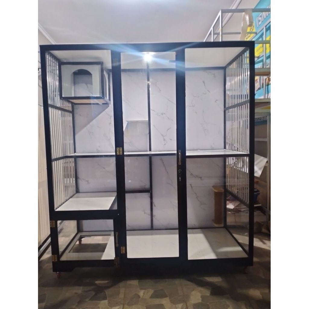 Kandang kucing Catroom aluminium
