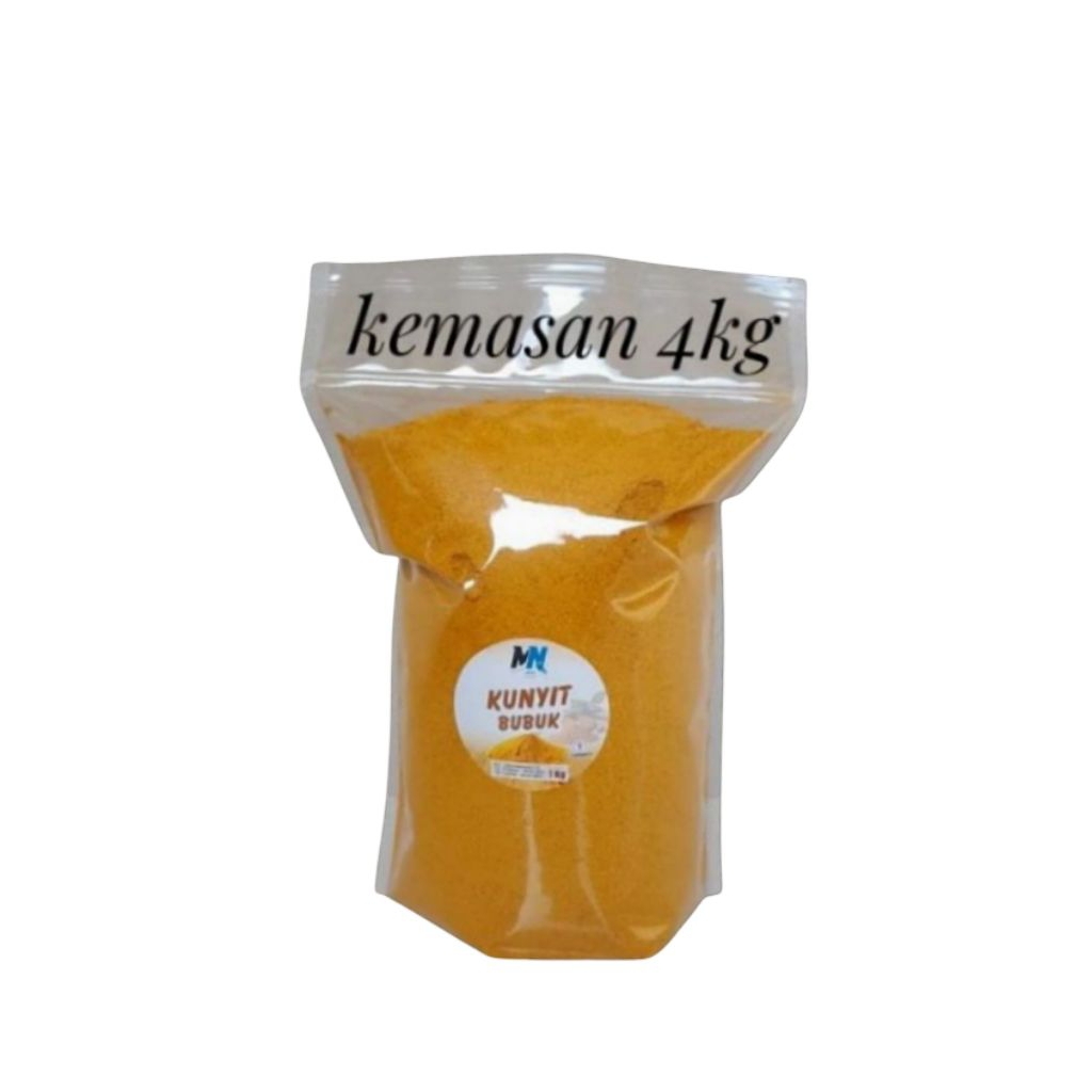

(kemasan 4kg) KUNYIT 100% MURNI / Kunyit Murni Bubuk / Kunyit Bubuk Alami