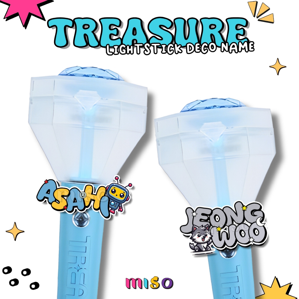 TREASURE Lightstick Deco / Dekorasi Lightsick Treasure / Lightstick Teulight Deco / Hiasan Lightstic