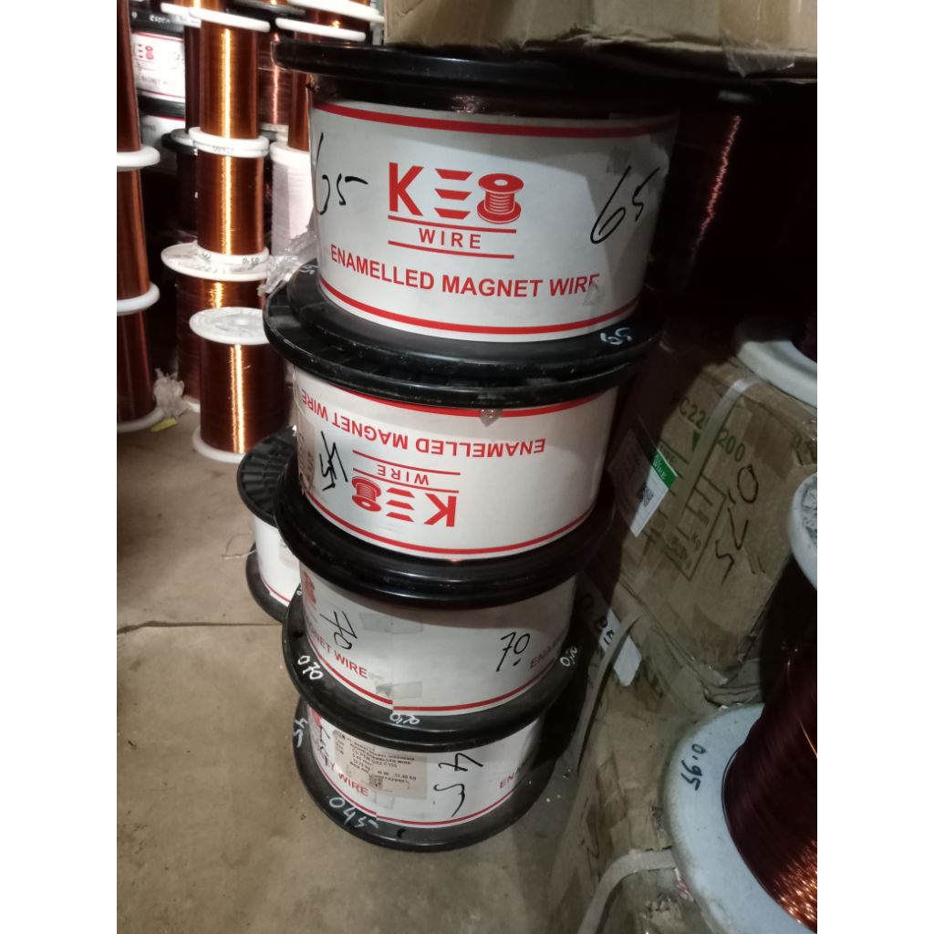 KAWAT TEMBAGA EMAIL KEI BIASA 0,40 PER KG