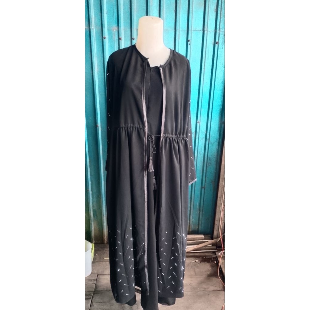 abaya kireina fashion yali2 tali bagian tengah