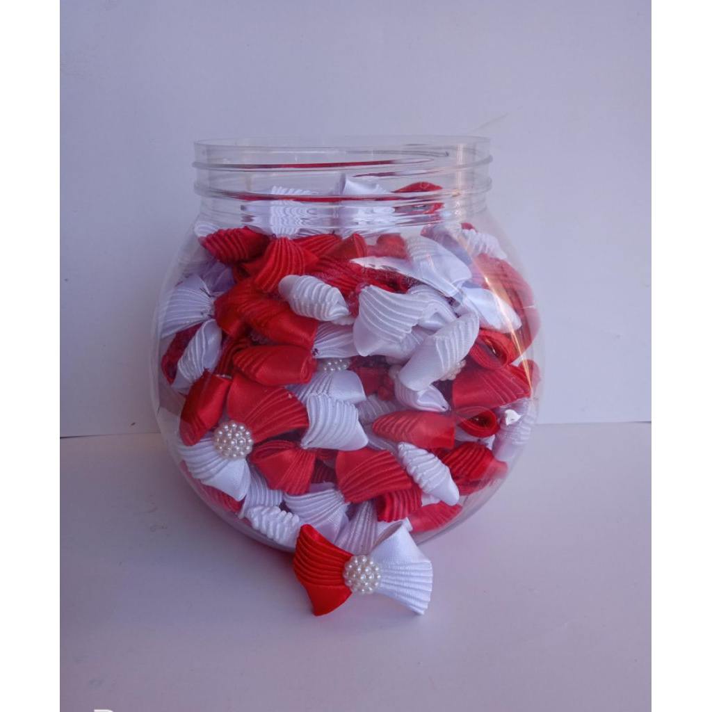 Bross Merah Putih Bentuk Pita