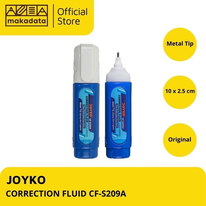 

CORRECTION FLUID / STIPO CAIR JOYKO CF-S209A (1 PCS) MURAH