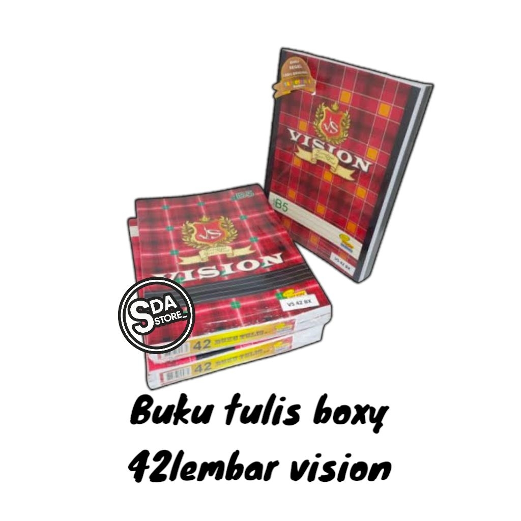 

BUKU TULIS BOXY 42 BY VISION