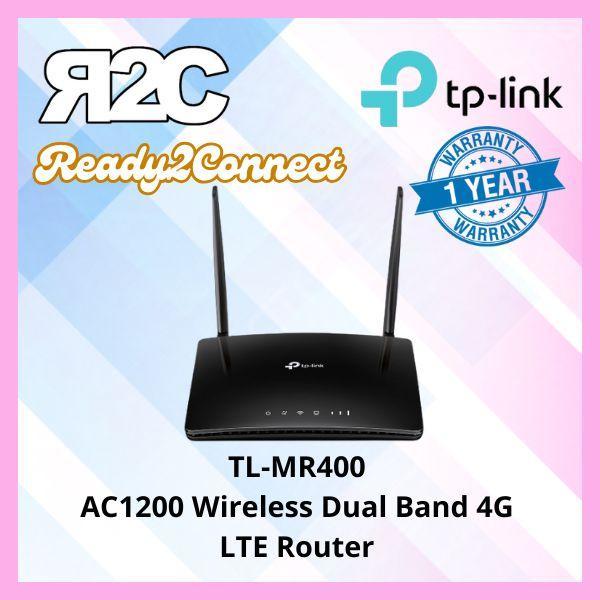 TP-LINK MR400 AC1200 Wireless Dual Band 4G LTE Router