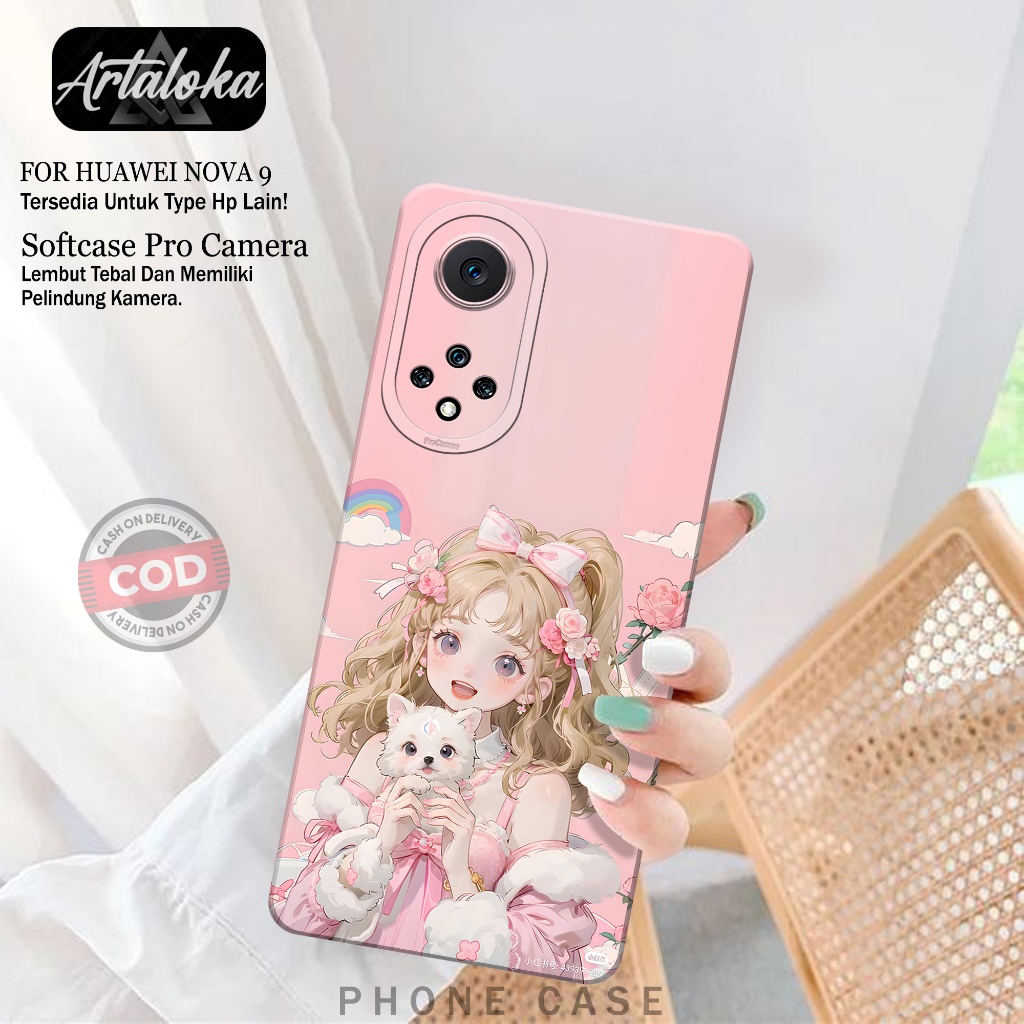 Case Hp Huawei Nova 9 Softcase Pro Camera Silikon Tpu Softcase Huawei Nova 9 Fashion Case Kartun Luc