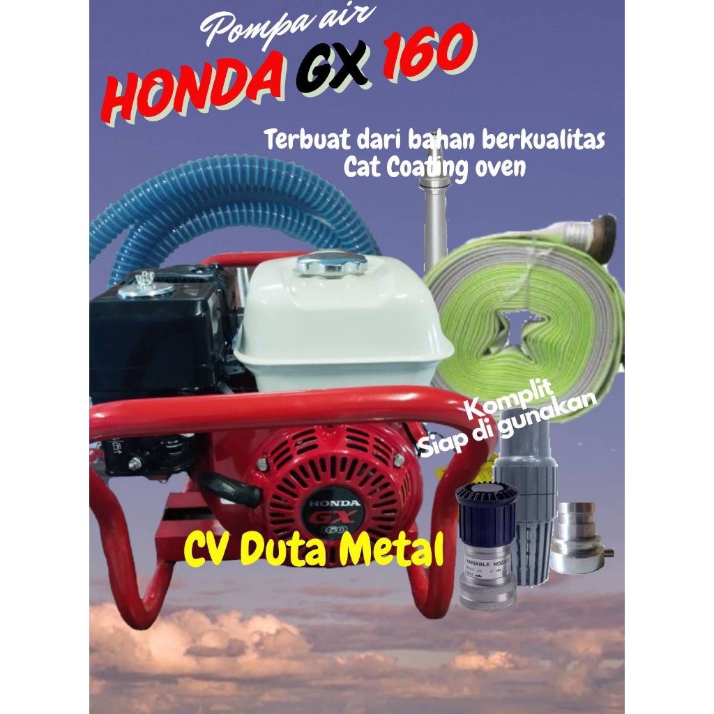 Pompa Pemadam Portable Honda GX 160 DMI High Pressure