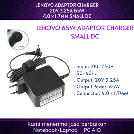 LENOVO 20v 3.25a S130 S130-11IGM S130-14IGM 320-17IKB 330 330-15IGM 330-15ARR 330-14IKB 330-15IKB 33