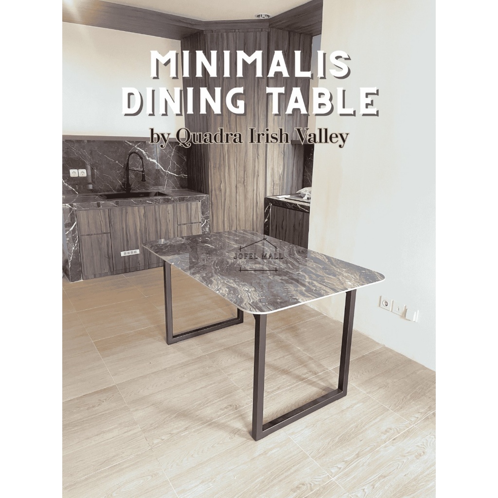 MEJA MINIMALIS/MEJA MODERN/MEJA MAKAN CUSTOM/MEJA MAKAN MODERN/MEJA MAKAN QUADRA/MEJA MAKAN MEWAH