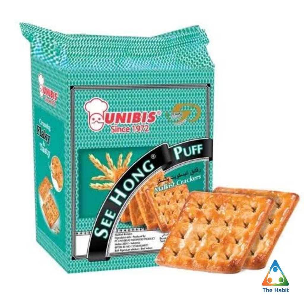 

(The Habit) Unibis See Hong Puff Sugar 252g / Camilan Sarapan / Biskuit Gula Non Gula Kelapa