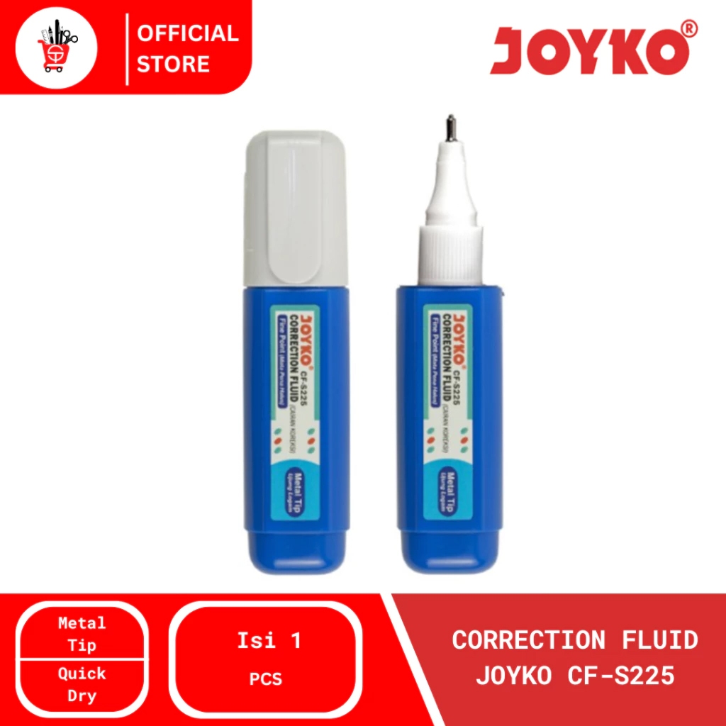 

Stipo Tip Ex Joyko CF-S225 Correction Fluid (1pcs)
