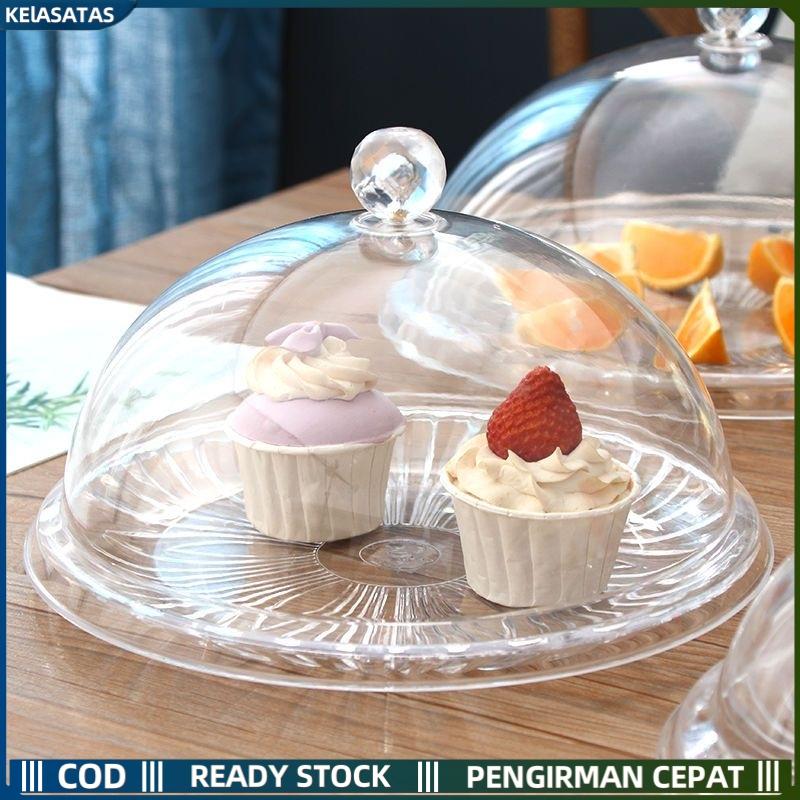 KElASATAS Tudung Saji Roti / Penutup Makanan Wadah Piring Buah Tempat Kue Dengan Tutup