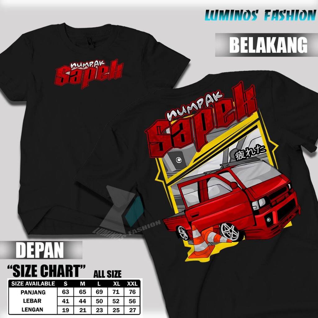 Kaos L300 Pick Up Numpak Sapek - Baju Distro Driver Muda Pickup Truk Grandmax Carry Tshirt Cotton Co